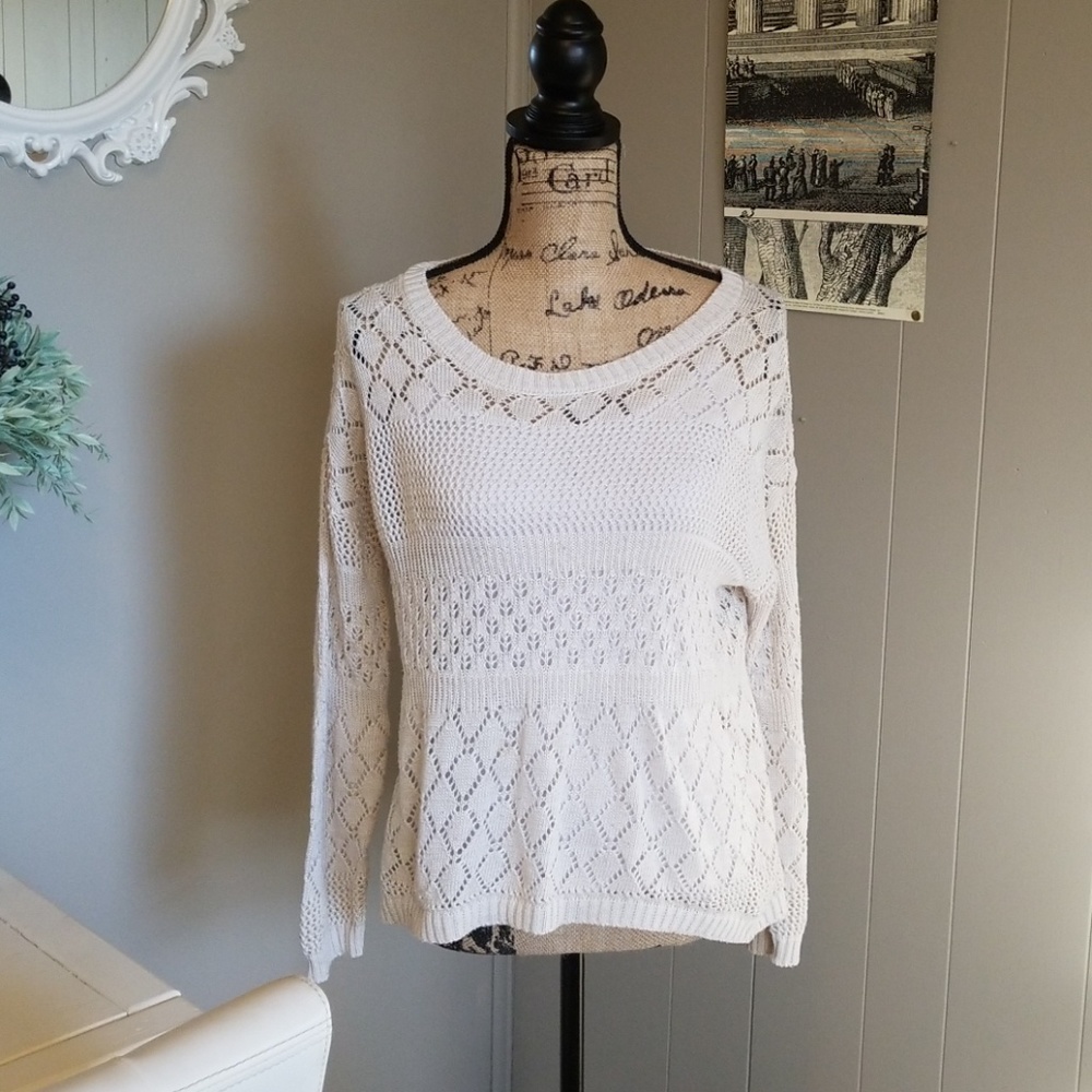 Cream Knit Sweater